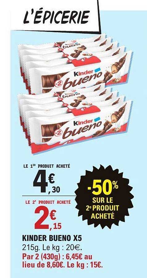 Kinder Bueno X5