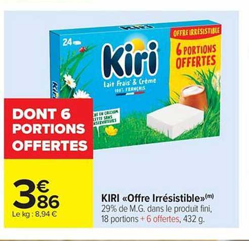 KIRI « Offre Irrésistible »