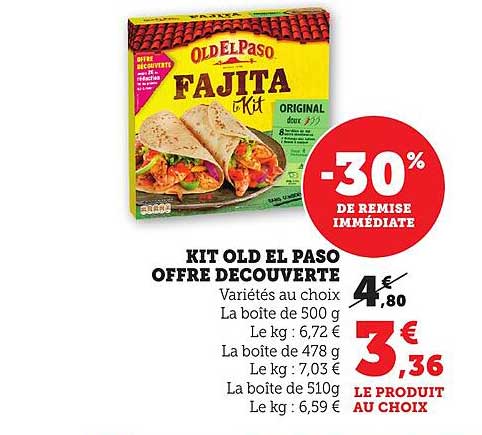 KIT OLD EL PASO FAJITA