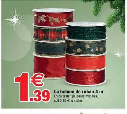 La bobine de ruban 4 m