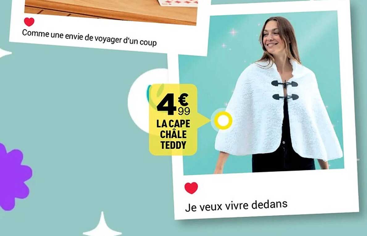 LA CAPE CHÂLE TEDDY