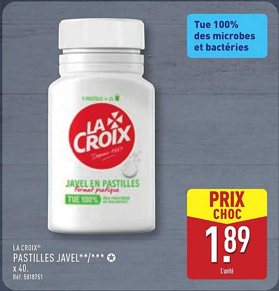 LA CROIX® PASTILLES JAVEL