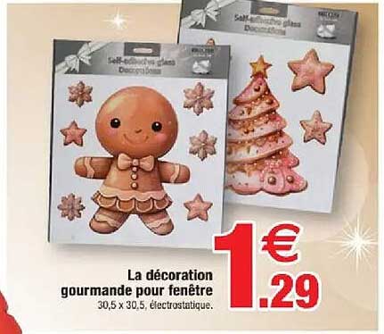 La décoration gourmande pour fenêtre