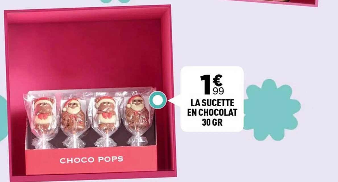 LA SUCETTE EN CHOCOLAT 30 GR