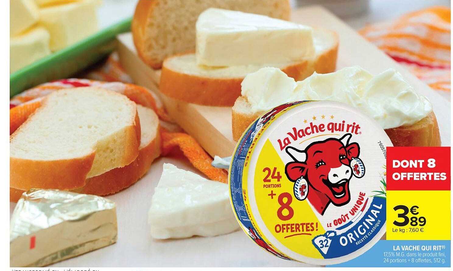 La Vache qui rit - 24 portions + 8 offertes