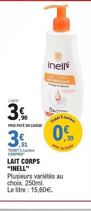 LAIT CORPS "INELL"
