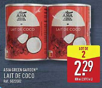 Lait de Coco ASIA GREEN GARDEN®