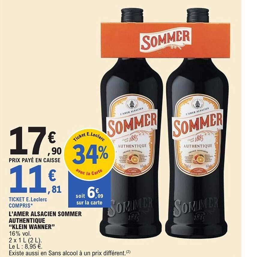 L’AMER ALSACIEN SOMMER AUTHENTIQUE "KLEIN WANNER"