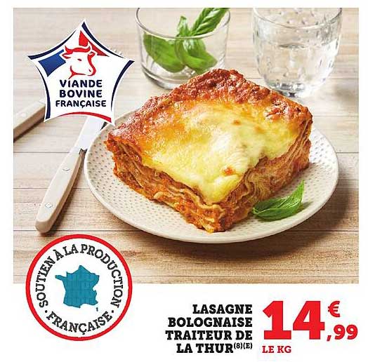 LASAGNE BOLOGNAISE TRAITEUR DE LA THUR