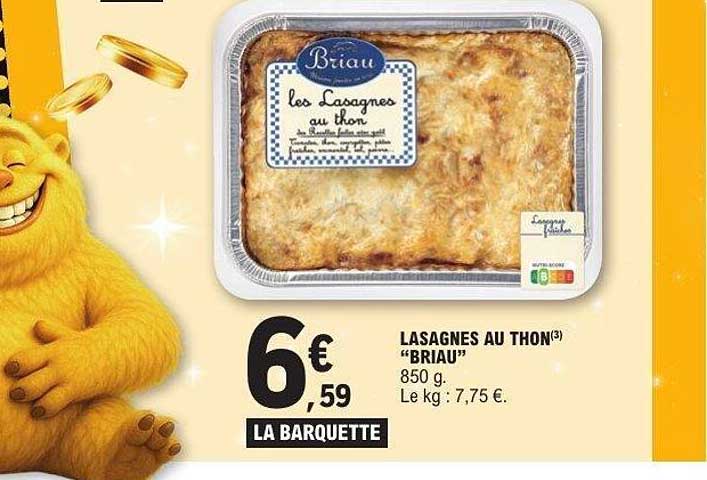 LASAGNES AU THON "BRIAU"