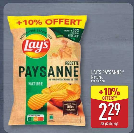 LAY’S PAYSANNE® Nature.