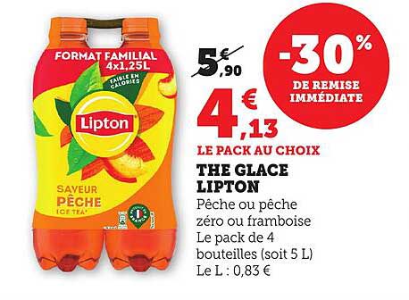 LE PACK AU CHOIX THE GLACE LIPTON