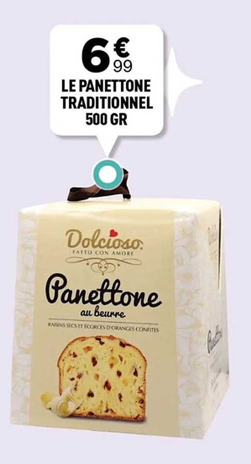 LE PANETTONE TRADITIONNEL 500 GR