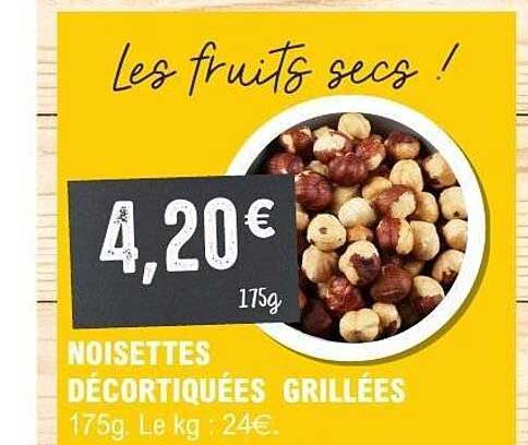 Les fruits secs !