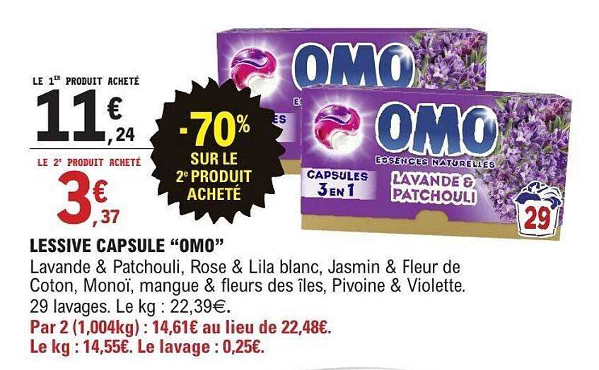 LESSIVE CAPSULE “OMO”