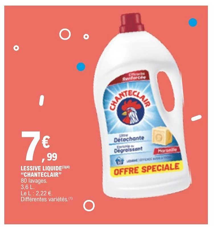 LESSIVE LIQUIDE "CHANTECLAIR"