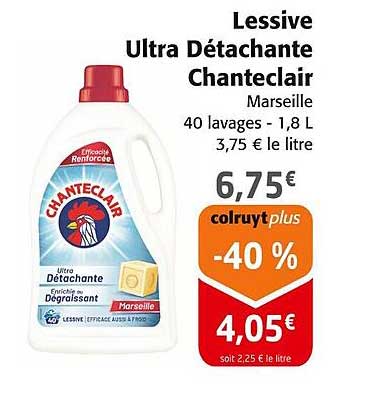 Lessive Ultra Détachante Chanteclair Marseille