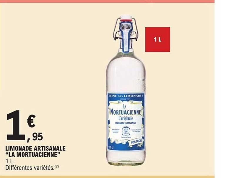 LIMONADE ARTISANALE “LA MORTUACIENNE”
