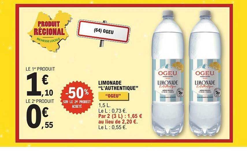 Limonade "L'Authentique" OGEU
