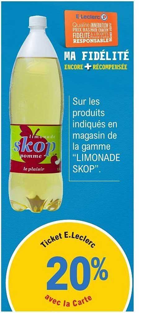 Limonade Skop - 20% de réduction