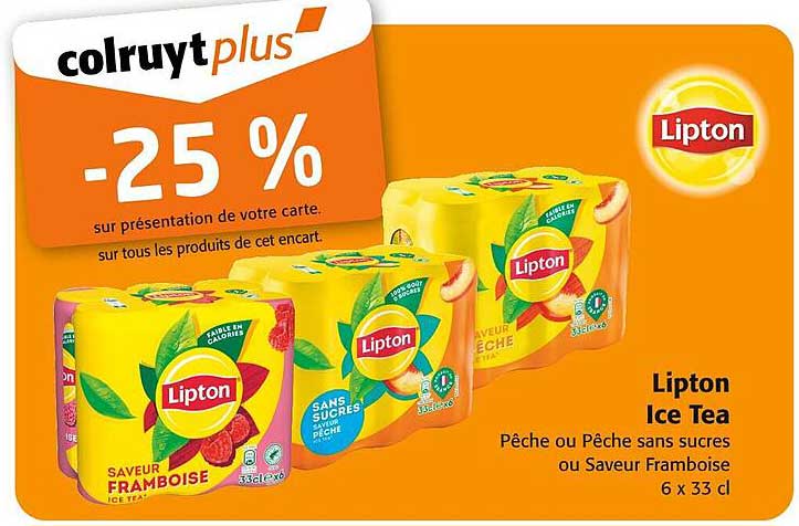 Lipton Ice Tea -25 %