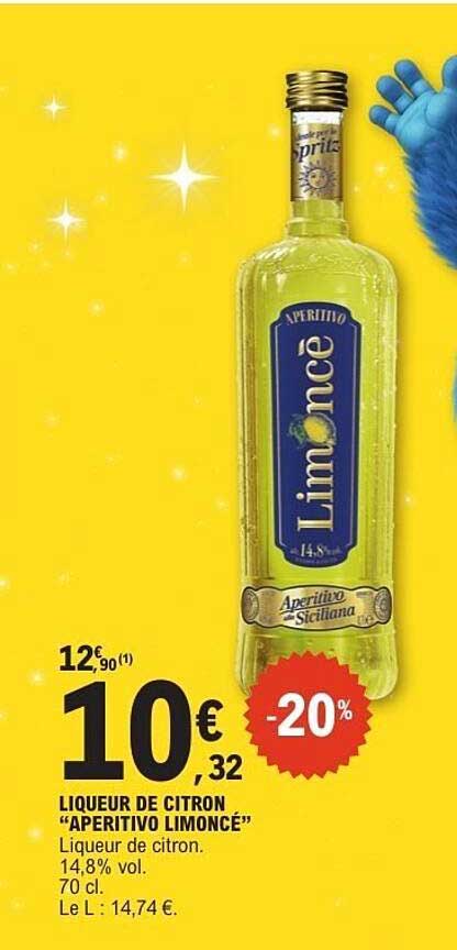 LIQUEUR DE CITRON "APERITIVO LIMONCÈ"