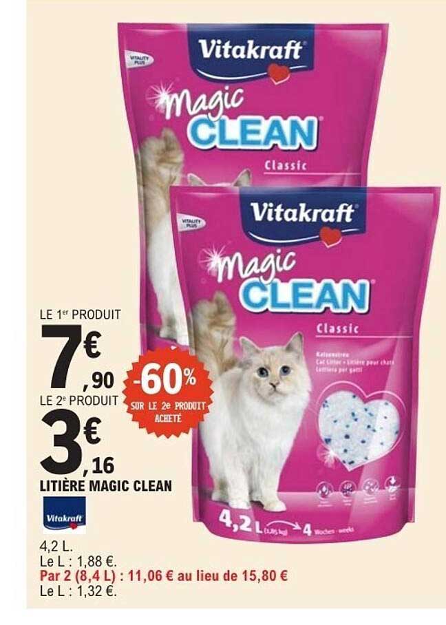 LITIÈRE MAGIC CLEAN