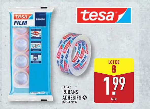 LOT DE 8 RUBANS ADHÉSIFS TESA®