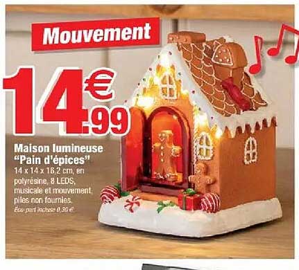 Maison lumineuse "Pain d'épices"