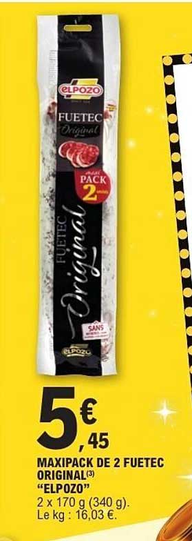 MAXIPACK DE 2 FUETEC ORIGINAL