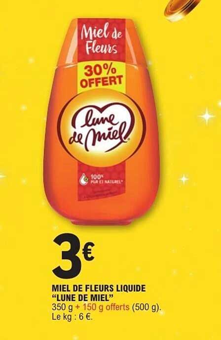 Miel de Fleurs Liquide "Lune de Miel"