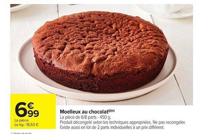 Moelleux au chocolat