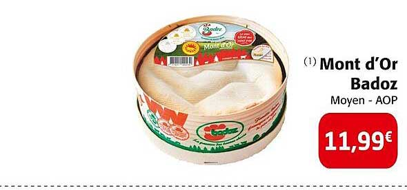 Mont d’Or Badoz - Moyen - AOP