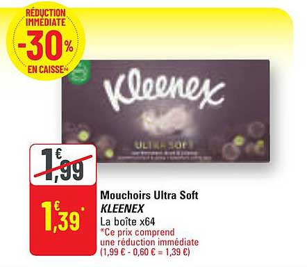 Mouchoirs Ultra Soft KLEENEX