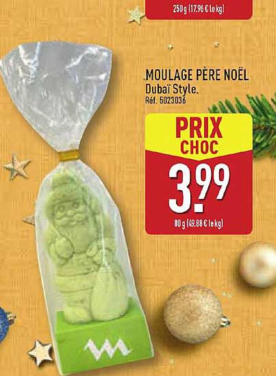 MOULAGE PÈRE NOËL Dubai Style