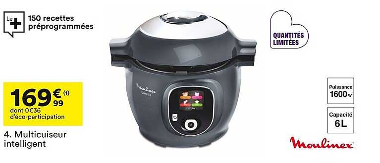 Multicuiseur intelligent Moulinex