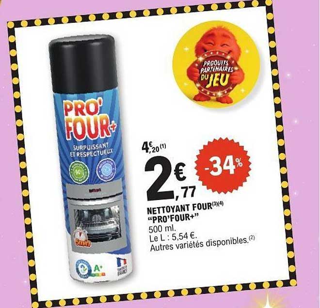 NETTOYANT FOUR "PRO'FOUR+"