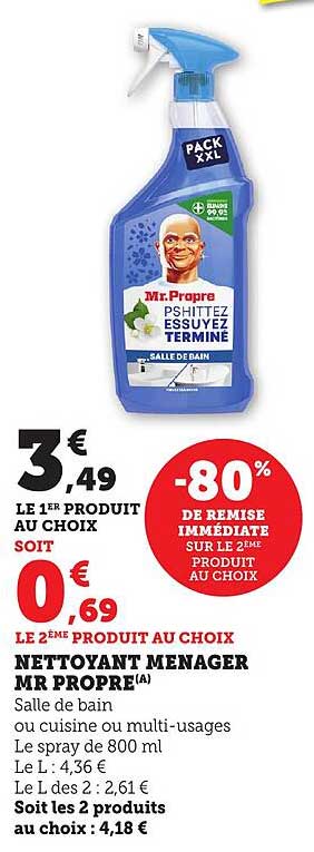 NETTOYANT MENAGER MR PROPRE