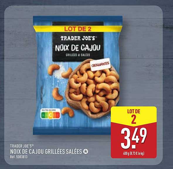Noix de Cajou Grillées Salées Lot de 2