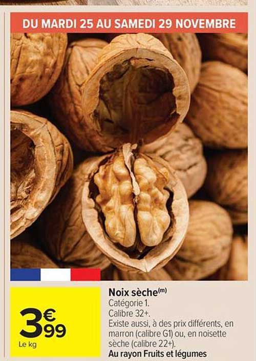 Noix sèche