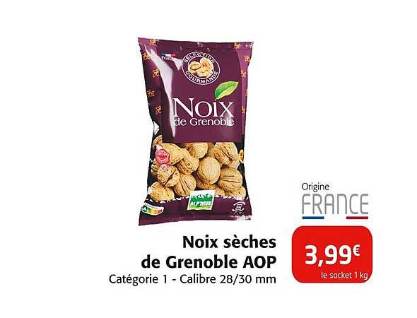 Noix sèches de Grenoble AOP