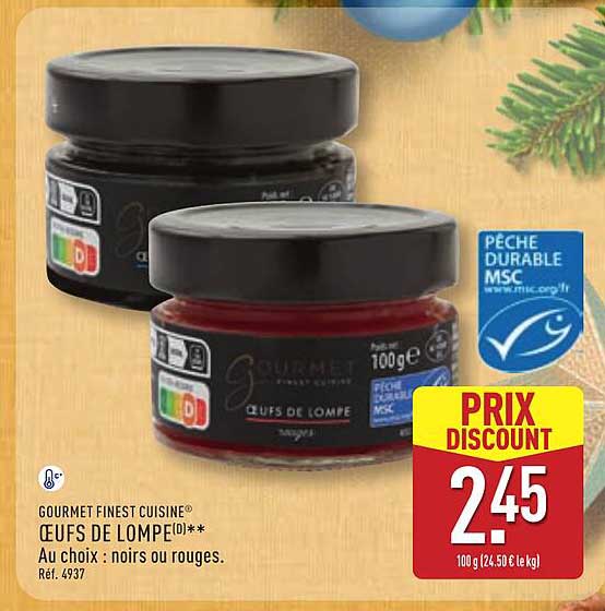 Œufs de Lompe® - Au choix : noirs ou rouges.