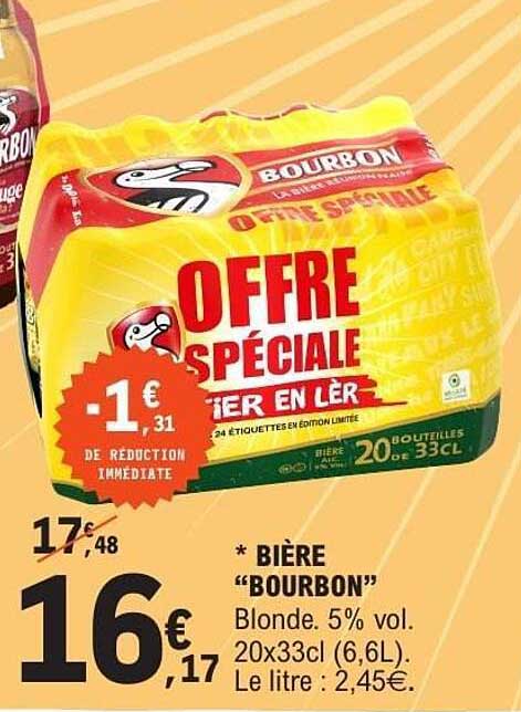 OFFRE SPÉCIALE BIERES EN LÊR