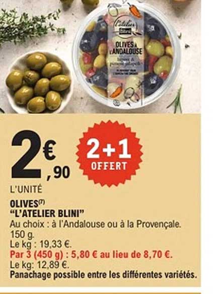 OLIVES® "L'ATELIER BLINI"