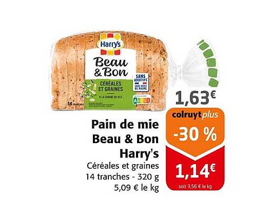 Pain de mie Beau & Bon Harry's