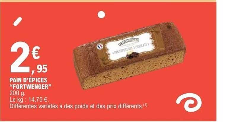 PAIN D'ÉPICES "FORTWENGER"