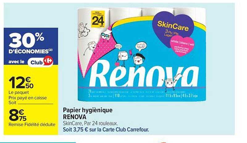 Papier hygiénique RENOVA