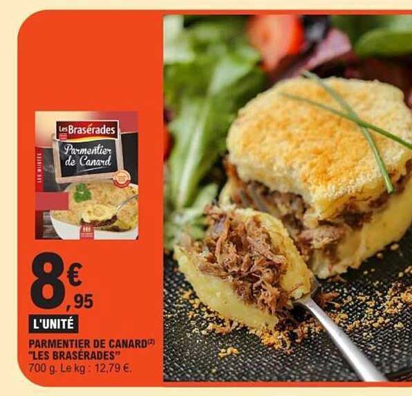 PARMENTIER DE CANARD "LES BRASERADES"