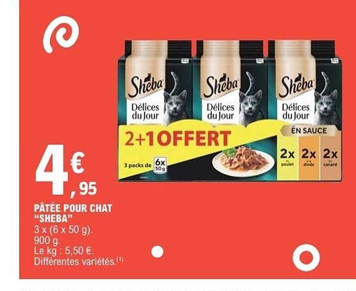 PÂTÉE POUR CHAT “SHEBA”