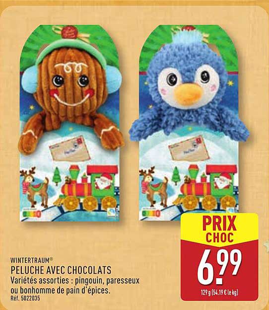 PELUCHE AVEC CHOCOLATS